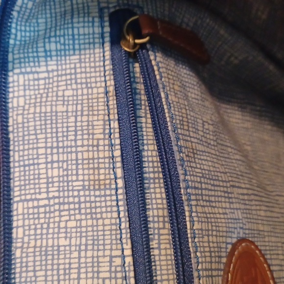 Fossil starburst coated canvas tote - Picture 10 of 14